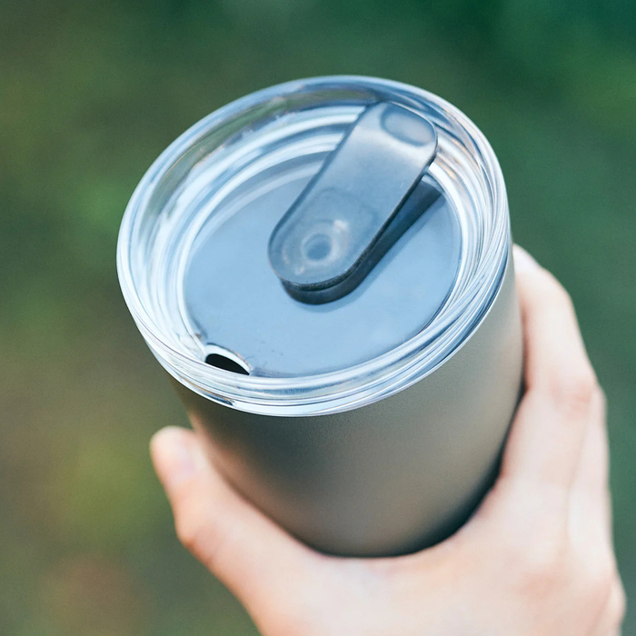 KINTO TO GO TUMBLER — Vacuum Insulated Tumbler with Plug 360ml / 12oz (Khaki)