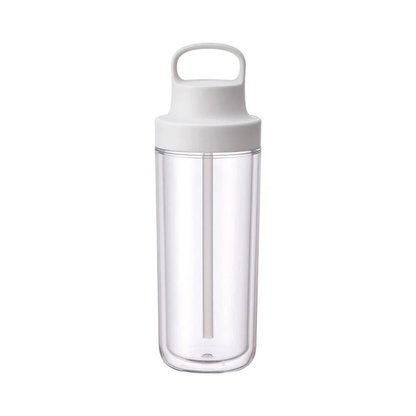 KINTO ToGo Water Bottle 480ml White – Lightweight Double Wall Insulated Bottle