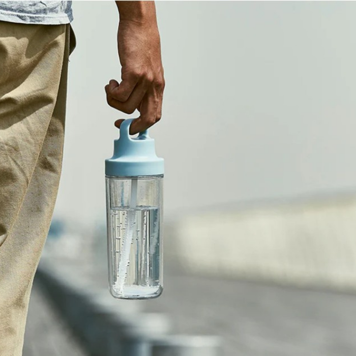 KINTO ToGo Water Bottle 480ml White – Lightweight Double Wall Insulated Bottle