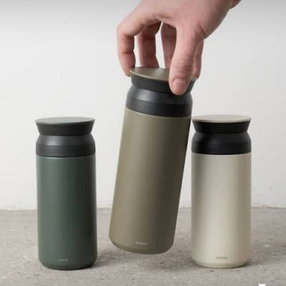KINTO Travel Tumbler — Vacuum Insulated Stainless Steel Tumbler 500ml ml (Khaki)