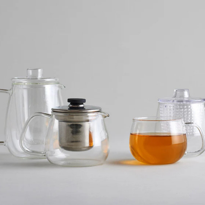 KINTO UNITEA 8336 One Touch Teapot 720ml – Glass Tea Pot