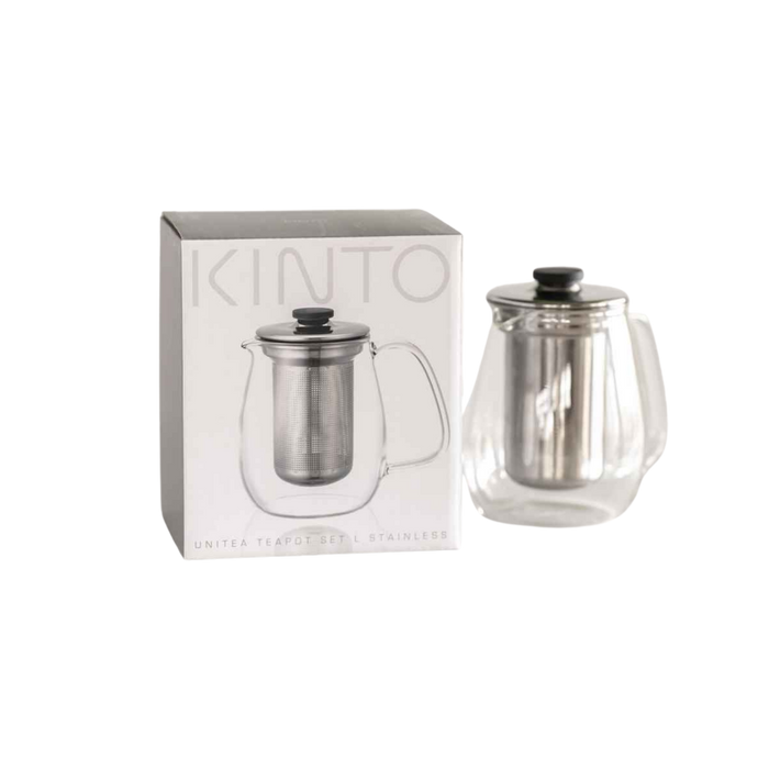 KINTO UNITEA Glass Teapot 680ml (8309) – Heat Resistant Teapot