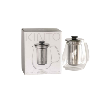 KINTO UNITEA Glass Teapot 680ml (8309) – Heat Resistant Teapot