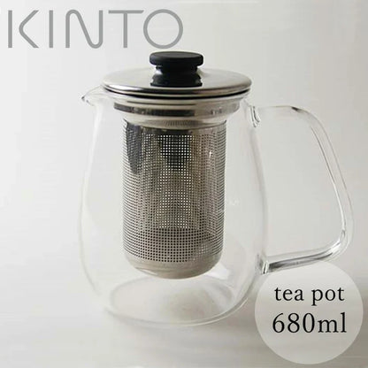 KINTO UNITEA Glass Teapot 680ml (8309) – Heat Resistant Teapot