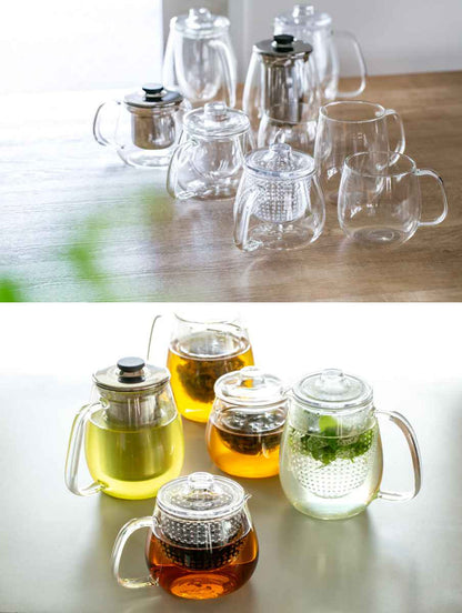 KINTO UNITEA Glass Teapot 680ml (8309) – Heat Resistant Teapot