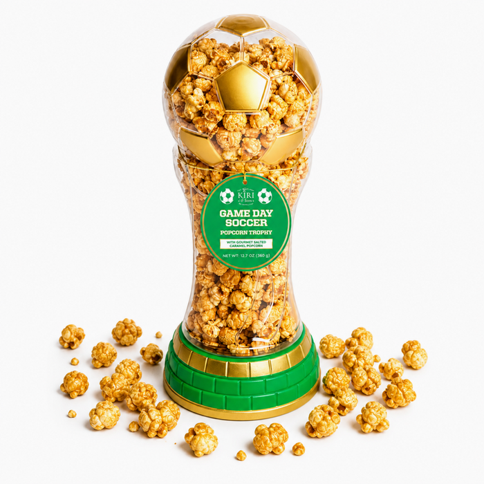 Kiri & Sons Game Day Soccer Popcorn Trophy, 1 Piece, 12.7 oz