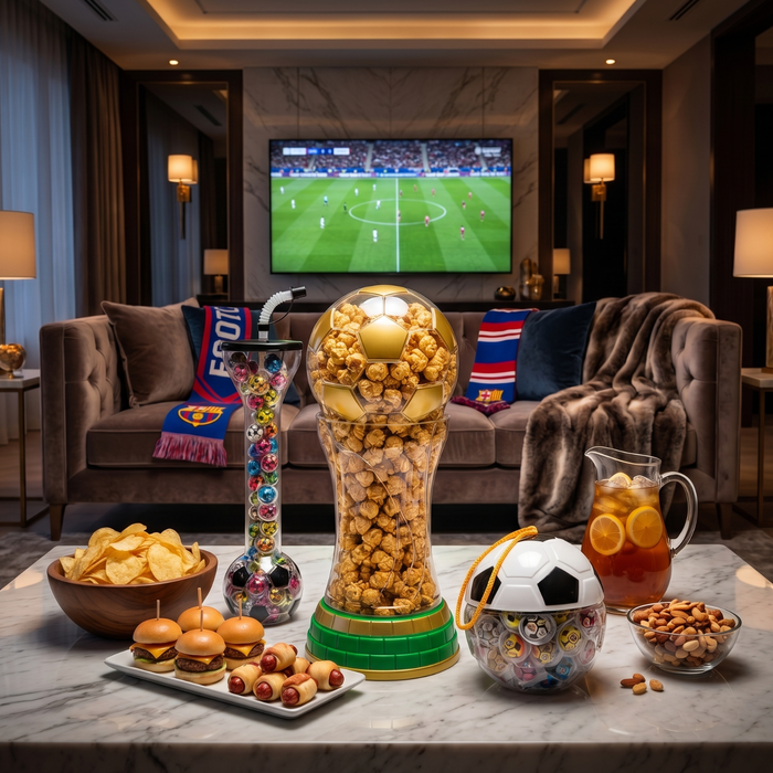 Kiri & Sons Game Day Soccer Popcorn Trophy, 1 Piece, 12.7 oz