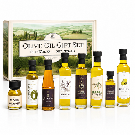 Kiri & Sons Olive Oil Gourmet Sampler Gift Set of 8