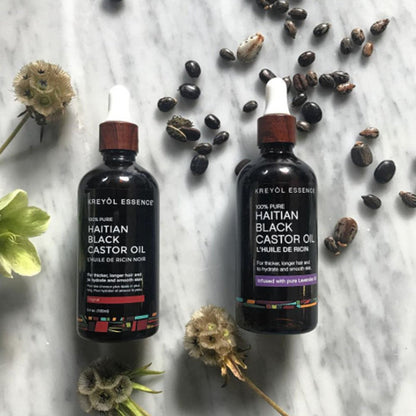 Kreyol Essence, Castor Oil Pure Haitian Black, 3.4 Ounce