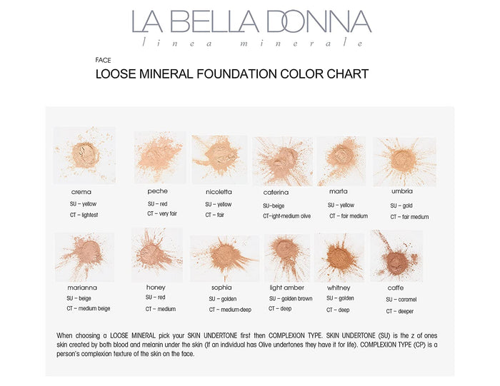 La Bella Donna Loose Mineral Foundation SPF 20 - # Peche - 10g/0.35oz
