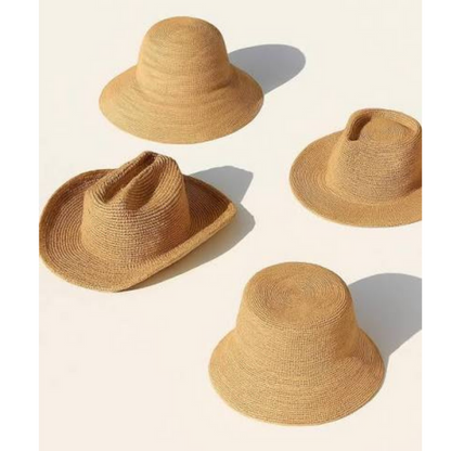 Lack of Color The Inca Sunhat - Hand-Crocheted Raffia, Large