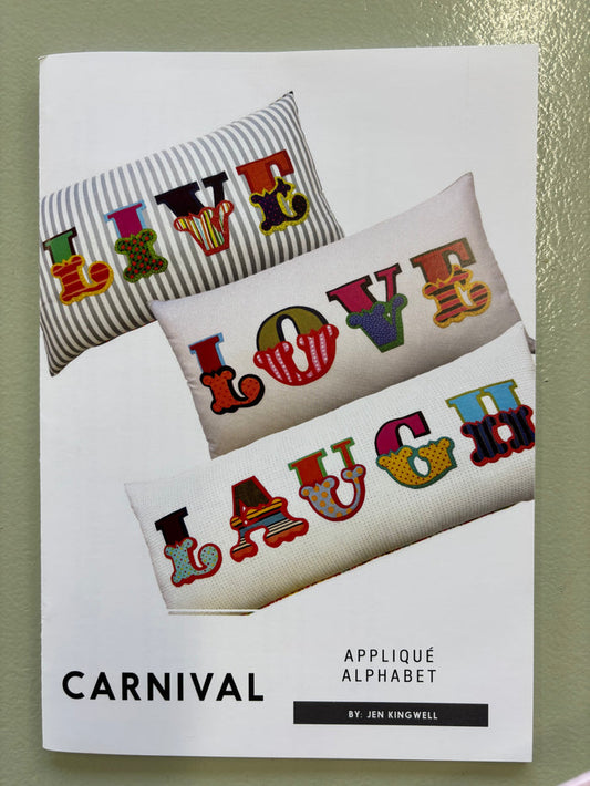 CARNIVAL APPLIQUE ALPHABET