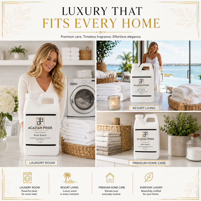 Luxurious Wash Laundry Detergent River Ranch | 1/2 Gallon, 64 oz