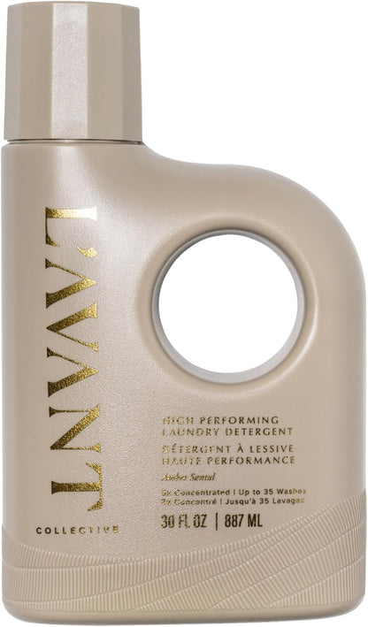 Luxury Laundry Detergent | Ambre Santal | Natural Non-Toxic Liquid Laundry Soap with Enzymes