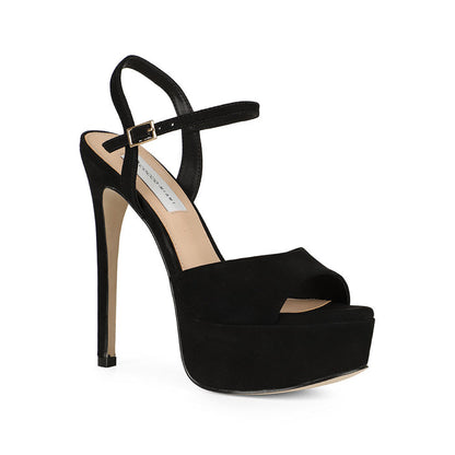 Malu Platform Sandal Leather Black, view 3