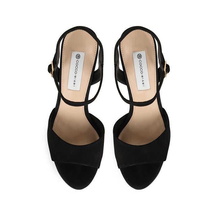 Malu Platform Sandal Leather Black, view 4
