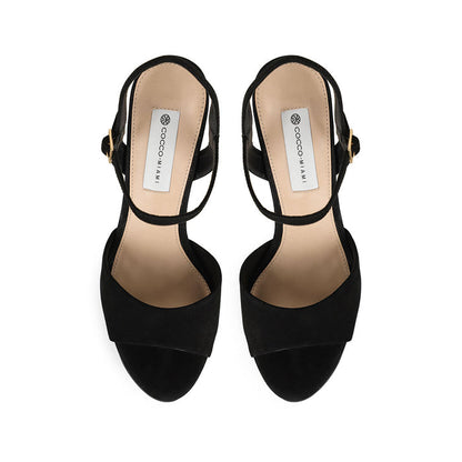 Malu Platform Sandal Leather Black, view 4