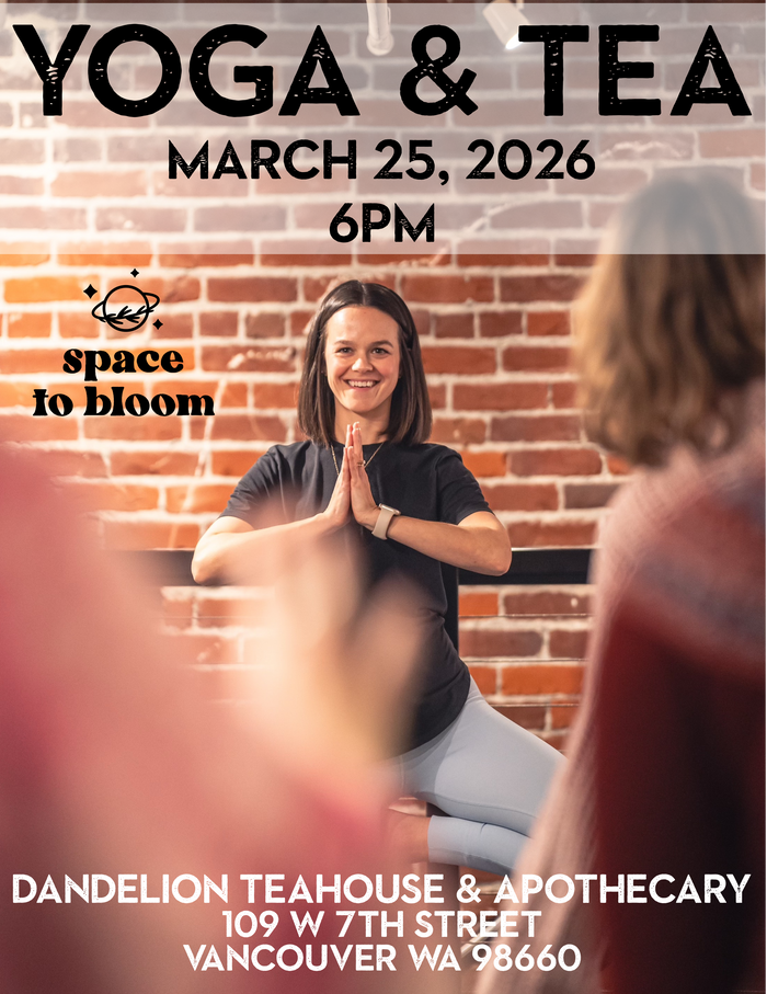 March 25 Yoga & Tea w/ Space To Bloom