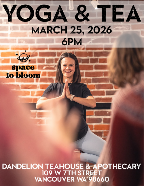 March 25 Yoga & Tea w/ Space To Bloom