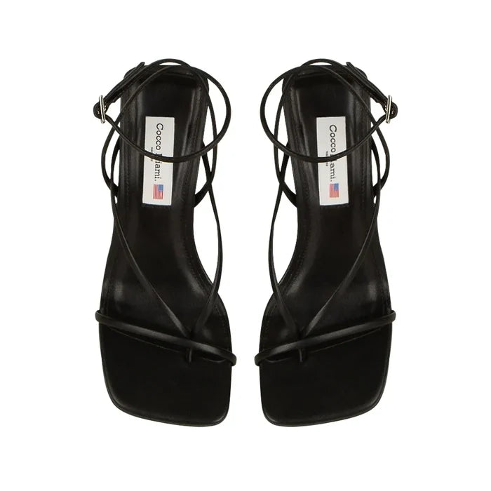 Mauren Sandal Leather Black, view 4
