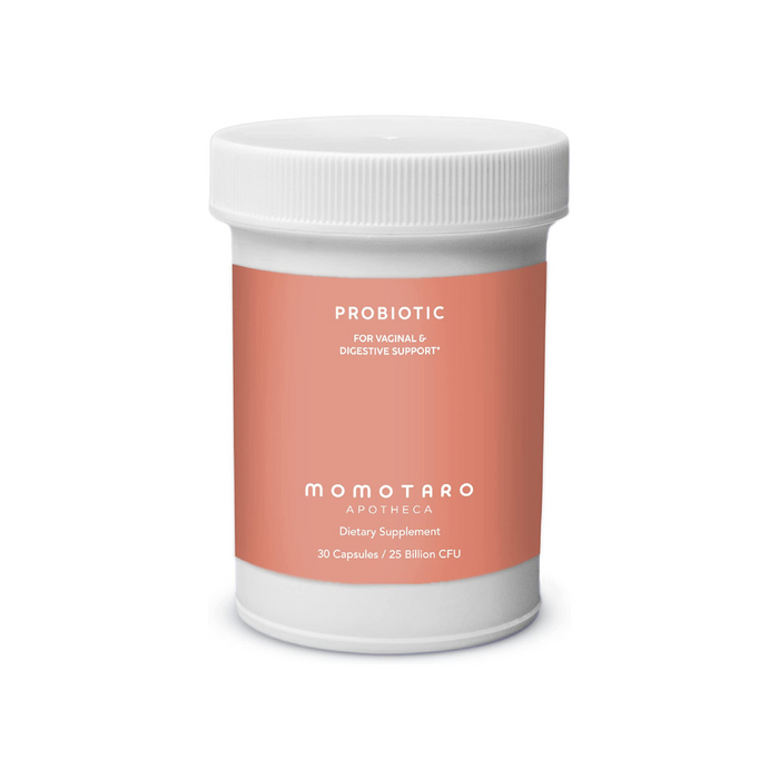Momotaro Apotheca Daily Probiotic Supplement for Vaginal & Digestive Support and Immunity - 30 Capsules | 25 Billion CFU
