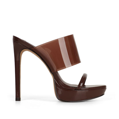 Nala Platform Brown Vinyl