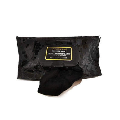 NANNETTE de GASPÉ Essence Noir Facial Cloths Makeup Remover Wipes