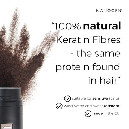 Nanogen Keratin Hair Fibres 15 Grams Shade No. 05 (Medium Brown)