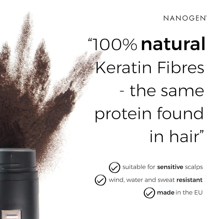 Nanogen Keratin Hair Fibres 15 Grams Shade No. 05 (Medium Brown)