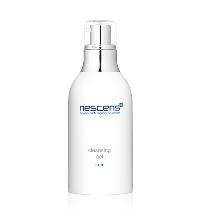 Nescens Cleansing Gel – Face – Deep Cleansing & Exfoliating Formula, Pump Bottle, 130ml
