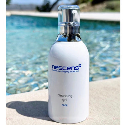 Nescens Cleansing Gel – Face – Deep Cleansing & Exfoliating Formula, Pump Bottle, 130ml
