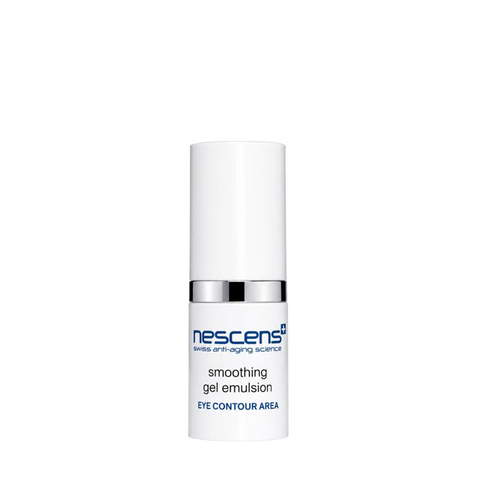 Nescens Smoothing Gel Emulsion Eye Contour - Travel Size Cream for Fine Lines & Wrinkles,  5ml