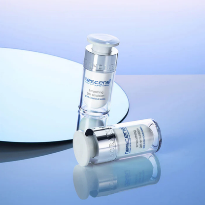 Nescens Smoothing Gel Emulsion Eye Contour - Travel Size Cream for Fine Lines & Wrinkles,  5ml