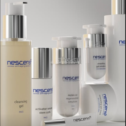 Nescens Smoothing Gel Emulsion Eye Contour - Travel Size Cream for Fine Lines & Wrinkles,  5ml
