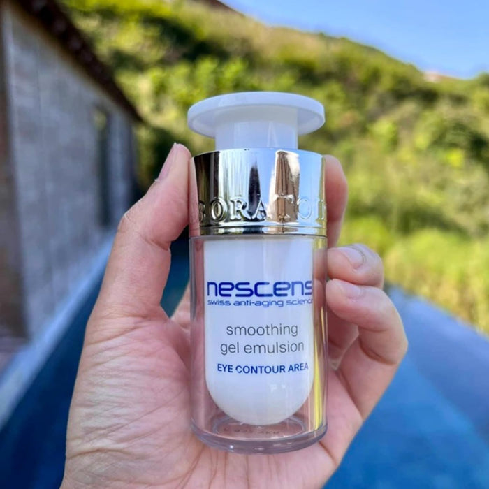 Nescens Smoothing Gel Emulsion Eye Contour Cream for Fine Lines & Wrinkles, 15ml