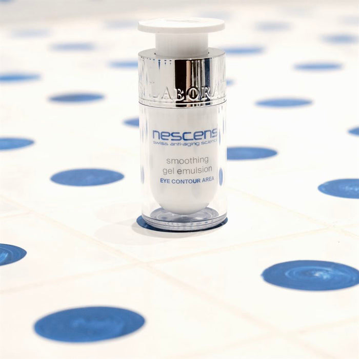 Nescens Smoothing Gel Emulsion Eye Contour Cream for Fine Lines & Wrinkles, 15ml