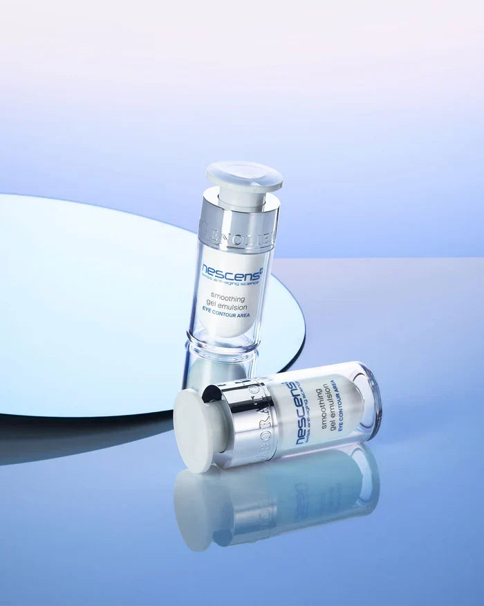 Nescens Smoothing Gel Emulsion Eye Contour Cream for Fine Lines & Wrinkles, 15ml