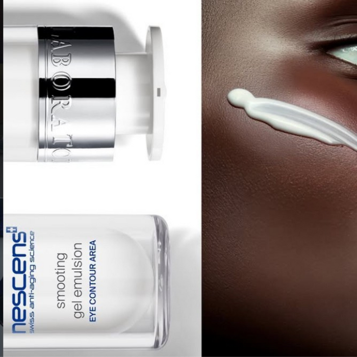 Nescens Smoothing Gel Emulsion Eye Contour Cream for Fine Lines & Wrinkles, 15ml
