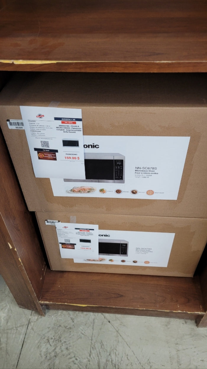 NNSC678S - MICROWAVES OVENS - Panasonic - Countertop - Stainless Steel - Open Box