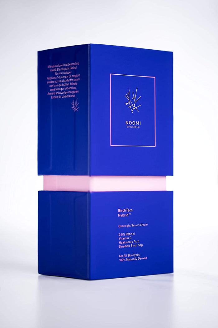Noomi Stockholm BirdTech Hybrid Overnight Serum and Cream - 50ml