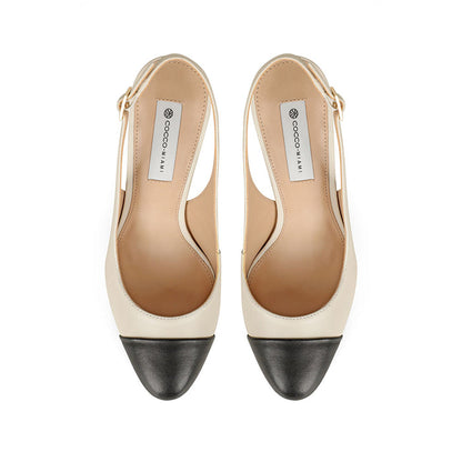 Olivia Platform Leather Off White, view 4