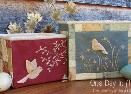 ONE DAY IN MAY BIRDS OF THE MEADOW PATTERN