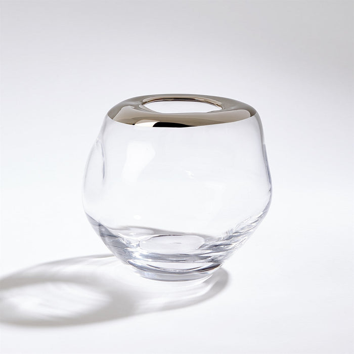 Small Organic Formed Vase from Kutmec. perfect for shelves or tables.