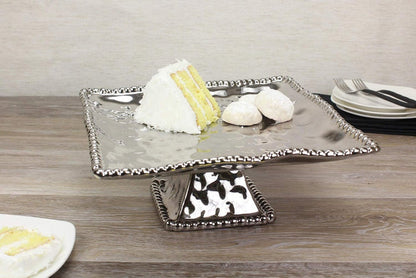 Pampa Bay Porcelain Verona Square Cake Stand
