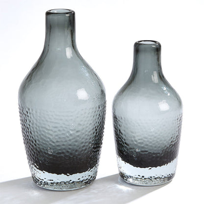Pebble Bottle Grey Small and large - Decorative Piece | Kutmec Kuwait