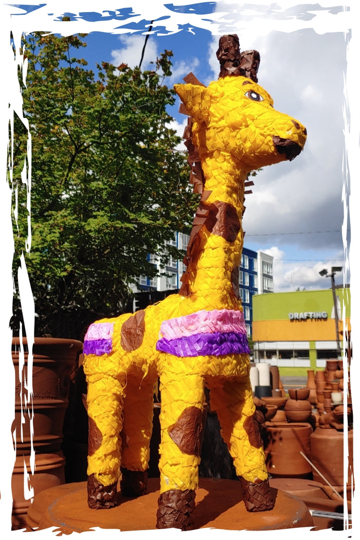 Giraffe Piñata, Side View
