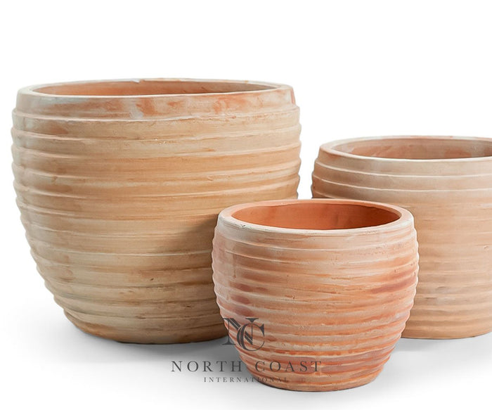 Planter, Terracotta | Mariani Round Planter (Three Sizes)