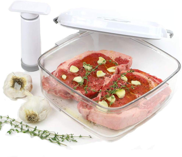 PrepSealer Vacuum Seal Marinating Container Set
