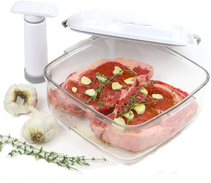 PrepSealer Vacuum Seal Marinating Container Set
