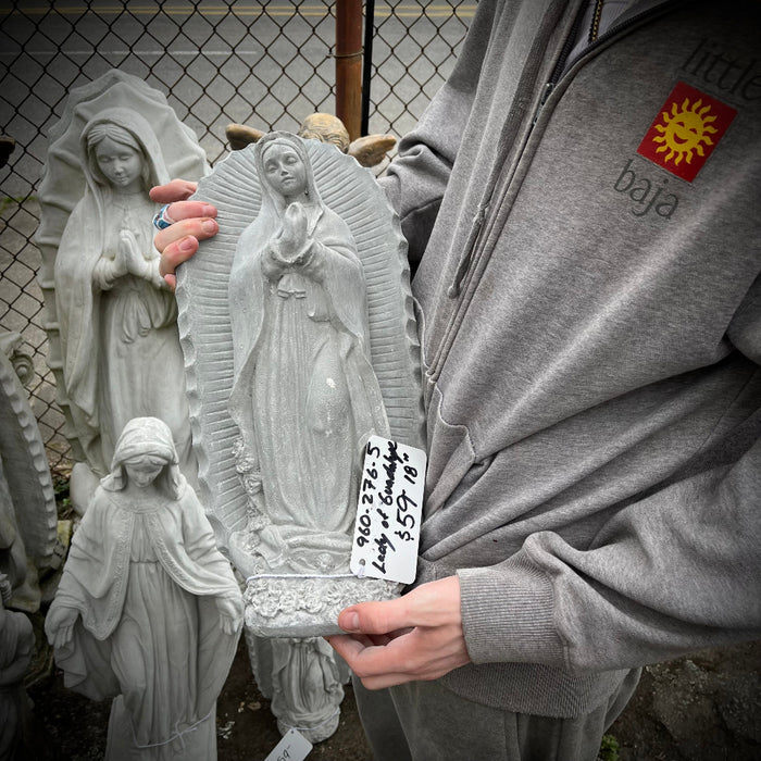 18in Lady of Guadalupe with Aura Statue